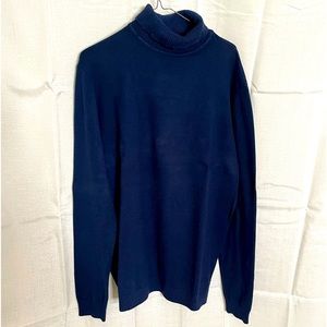 ROYAL BLUE MENS TURTLENECK